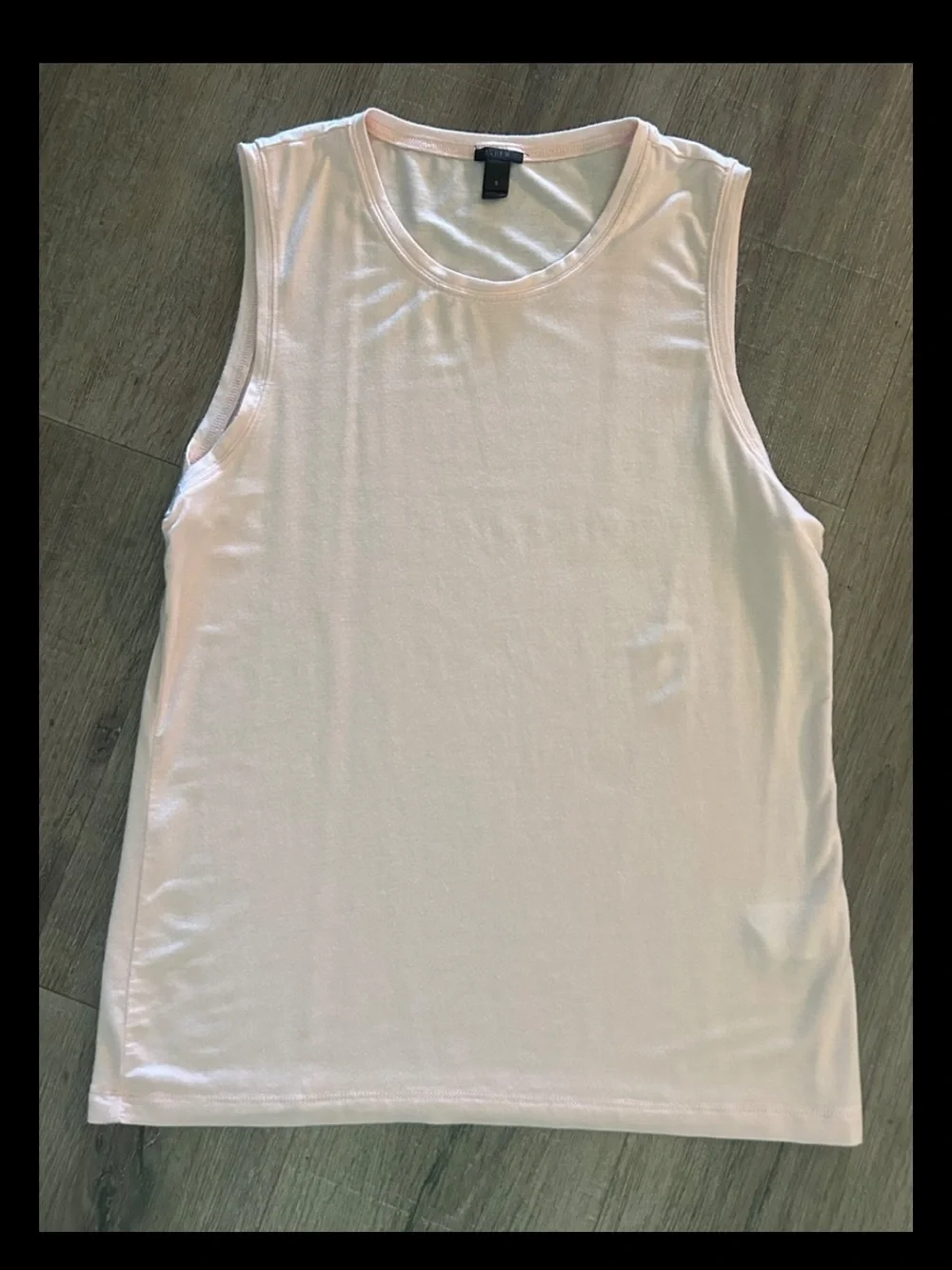 J Crew Classic‎ Sleeveless Tank Top in Light Pink Size S